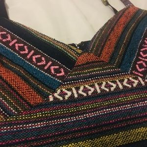 Forever 21 - Festival Sarape Crop Top